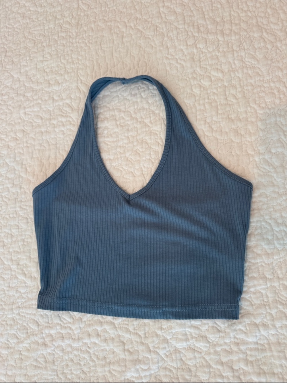 Ribbed Halter Top